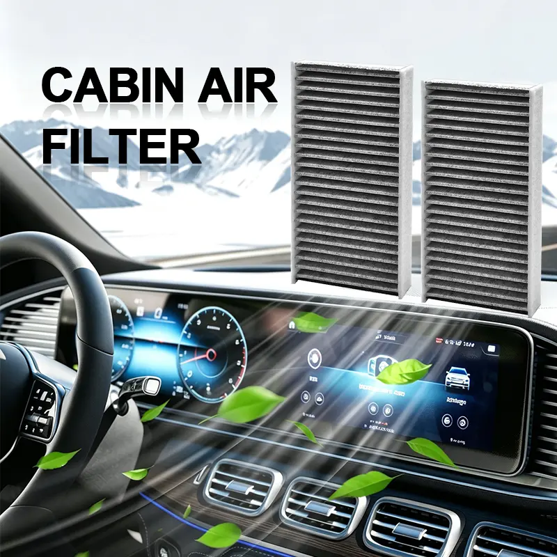 Culmkari Cabin Air Filter w/Activated Carbon Compatible with Honda, Acura for Honda Civic 2001-2005, CR-V 2002-2006, Element 2003-2011 & Acura CSX 06, EL 97-00 02-05, RSX 02-06, 2-PackCF10135, PC5439-P, C15439