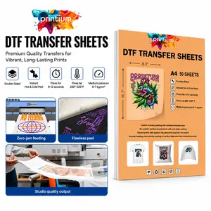 Premium Plus A4 DTF Film Sheets - 8.3" x 11.7" 100 Pack