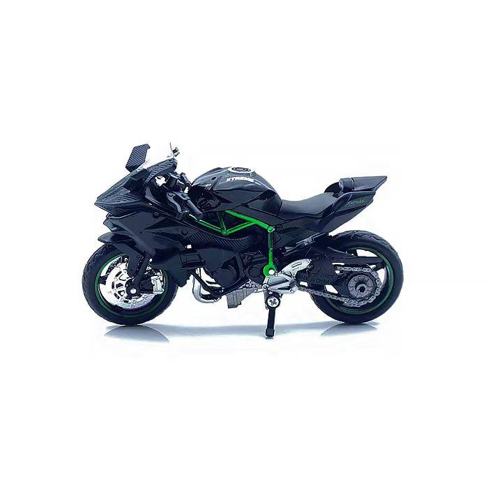 1:18 Ninja hx816 H2R Diecast Motorcycle Model Workable Shork-Absorber Toy For Children Gifts Toy Decoration