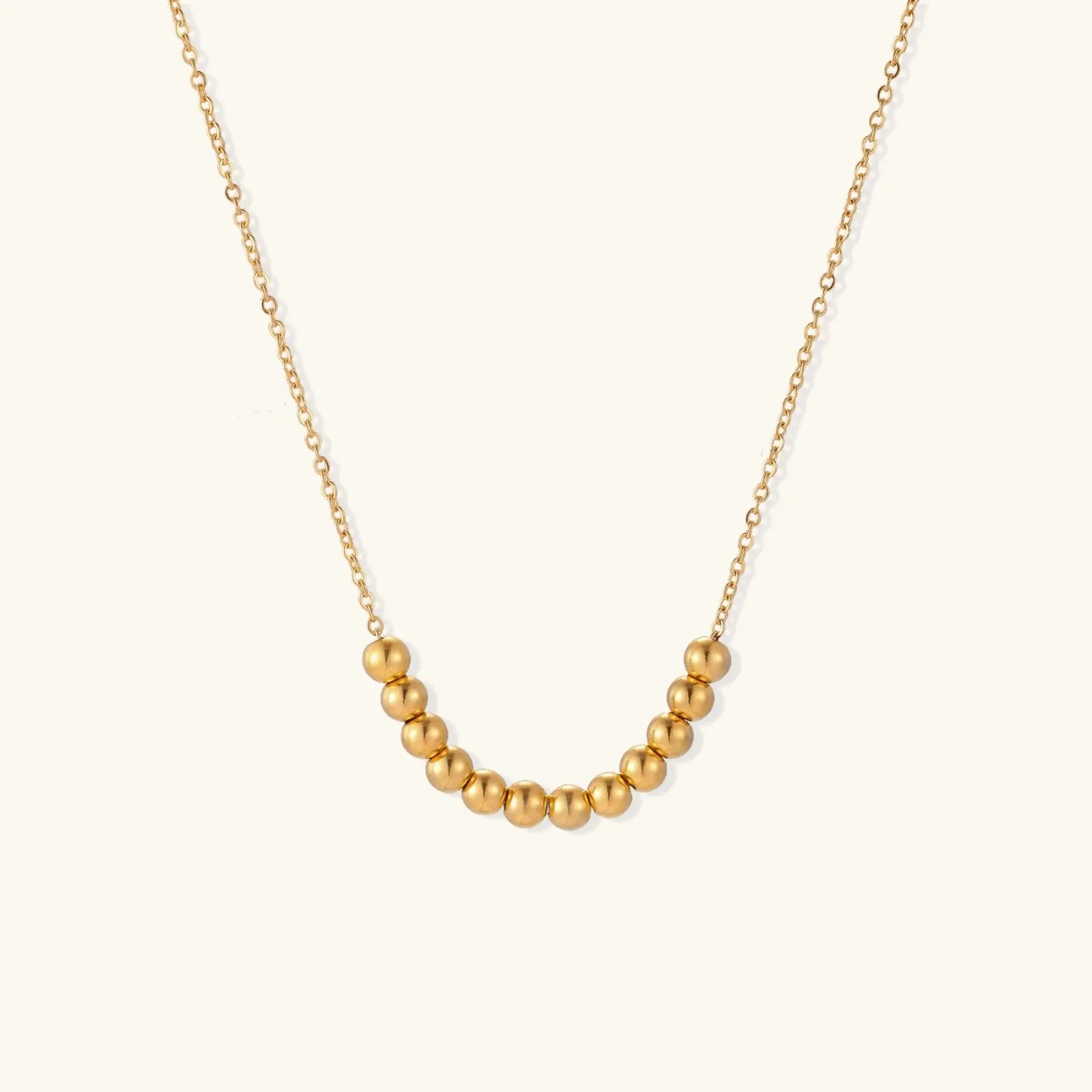 Golden Sphere Necklace