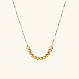 Golden Sphere Necklace