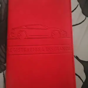 Car Registration & Insurance Card HolderMagnetic Closure Vehicle Organizer, CarEssential Document Wallet, forPokemon Cards Holder, Compact CarAccessories