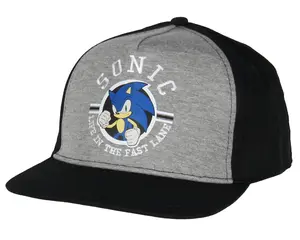 Sonic The Hedgehog Youth Snapback Hat Life in the Fast Lane Kids Adjustable Hat
