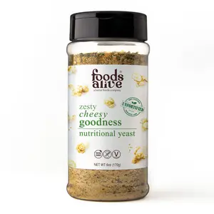 zesty cheesy goodness (nutritional yeast)