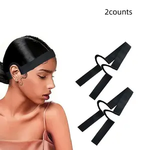 Adjustable Lace Melt Band Set, Wig Elastic Bands, No Ear Pressure, Folding Comb Type, Heatless Styling Tool, Single Item Pack, Wig Install Kit