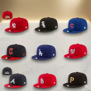 New Era MLB LA Dodgers & NY Yankees Adjustable Snapback Hat – 9FORTY 59FIFTY Flat Bill Baseball Cap, Unisex Streetwear Sombrero for Hombre Mujer, Urban Fashion Essential, Vintage Baseball Style, USA Sports Fan Gear, TikTok Viral Trend 2026