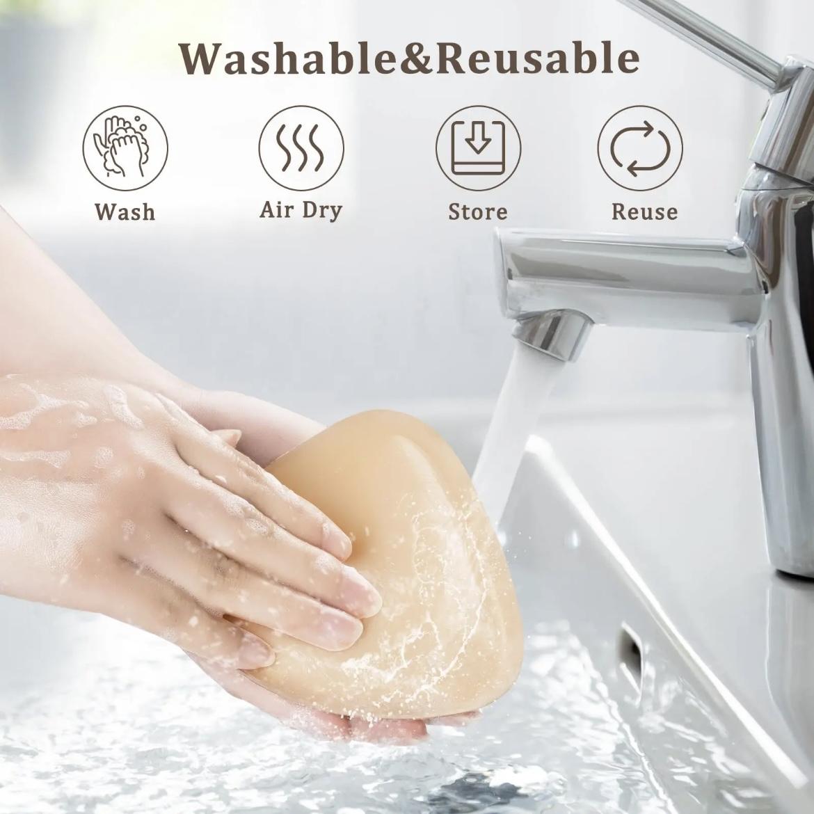 Invisible Self-Adhesive Reusable Silicone  Covers for Women，sticky bra summer  Womenswear