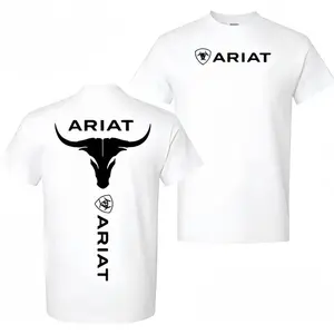 Ariat Casual Graphic T-shirt for Men and Women, Stylish Round Neck Short Sleeve Top with Crisp Detailing for Daily Wear