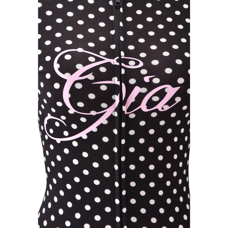 BLARE HOODIE - BLACK POLKA DOT