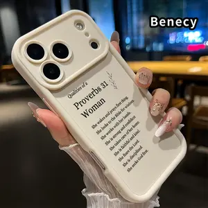 Proverbs 31 Woman Phone Case for iPhone 17 Pro Max 16 15 14 Plus 13 12 Mini 11 XR X XS Air E Matte TPU Drop-Proof Rugged Durable Soft Bumper Cover Gift for women boy