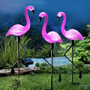 Solar Flamingo Garden Light, Solar Garden Lights, Solar Powered Outdoor Decoration Lamp, Perfect for Gardens and Festive Occasions, Energy Efficient Lighting Solution