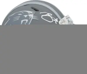 Bryce Young Carolina Panthers Autographed Riddell Slate Speed Mini Helmet - Fanatics Authentic Certified