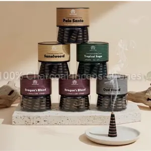 The Ultimate Fragrance Trio Incense Bundle | Handcrafted dragon's Blood, Palo Santo, & Sandalwood cones | Realxation & Meditation Gift Set