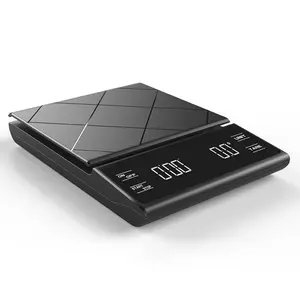 Digital Kitchen Scale 3kg/6.6lb with 0.1g Precision, Timer Function for Baking, Food Weighing Scale, Digital Weight Scale for Home Use