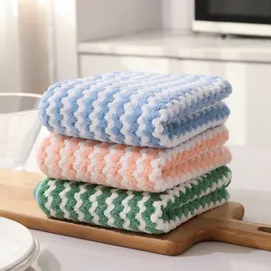 20-Pack Microfiber Microfiber wipe towel– Ultra Soft, Absorbent Dish Towels and Rags for Kitchen, Dishwashing, and Home Cleaning, Random Colors Super Absorbent Microfiber Cleaning Towel