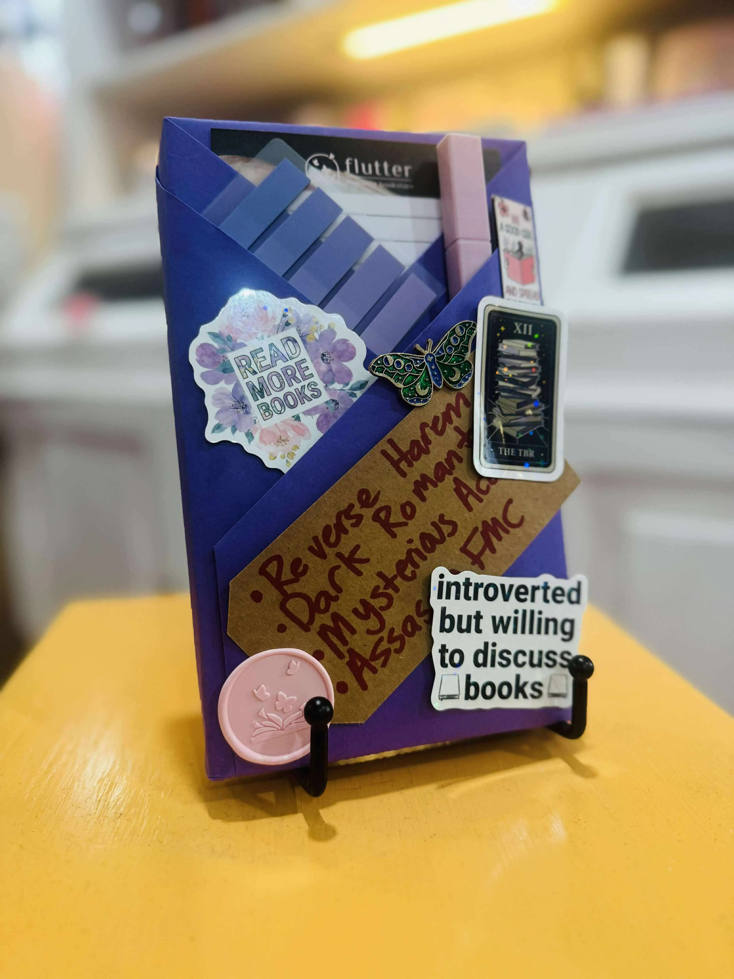 Blind Date with a Book and Flutter G.C. - choose from several romance genres like romantasy, contemporary, YA, and LGBTQ+