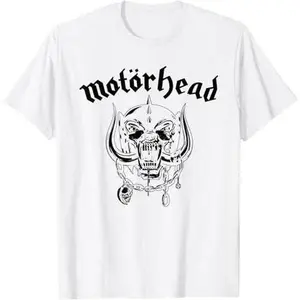 Motörhead – Flat Warpig White T-Shirt