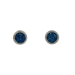 CZ Cubic Zirconia Stud Earrings for Men Women,Unisex Earrings