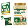 Wellix Dog & Cat Freeze Dried Food Topper Cat Grass, Chicken, Egg Yolk Flavor, Helps Hairball Removal Mixed Meal Topper 7.5 OZ #sohochic
