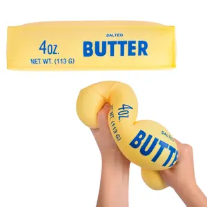 Large Squishy Butter - Stress BallToy for Kids & Adults, 10+ Inch Jumbo Stick, Perfect Gag Gift for Ages 3+, Sensory Fidget Toy