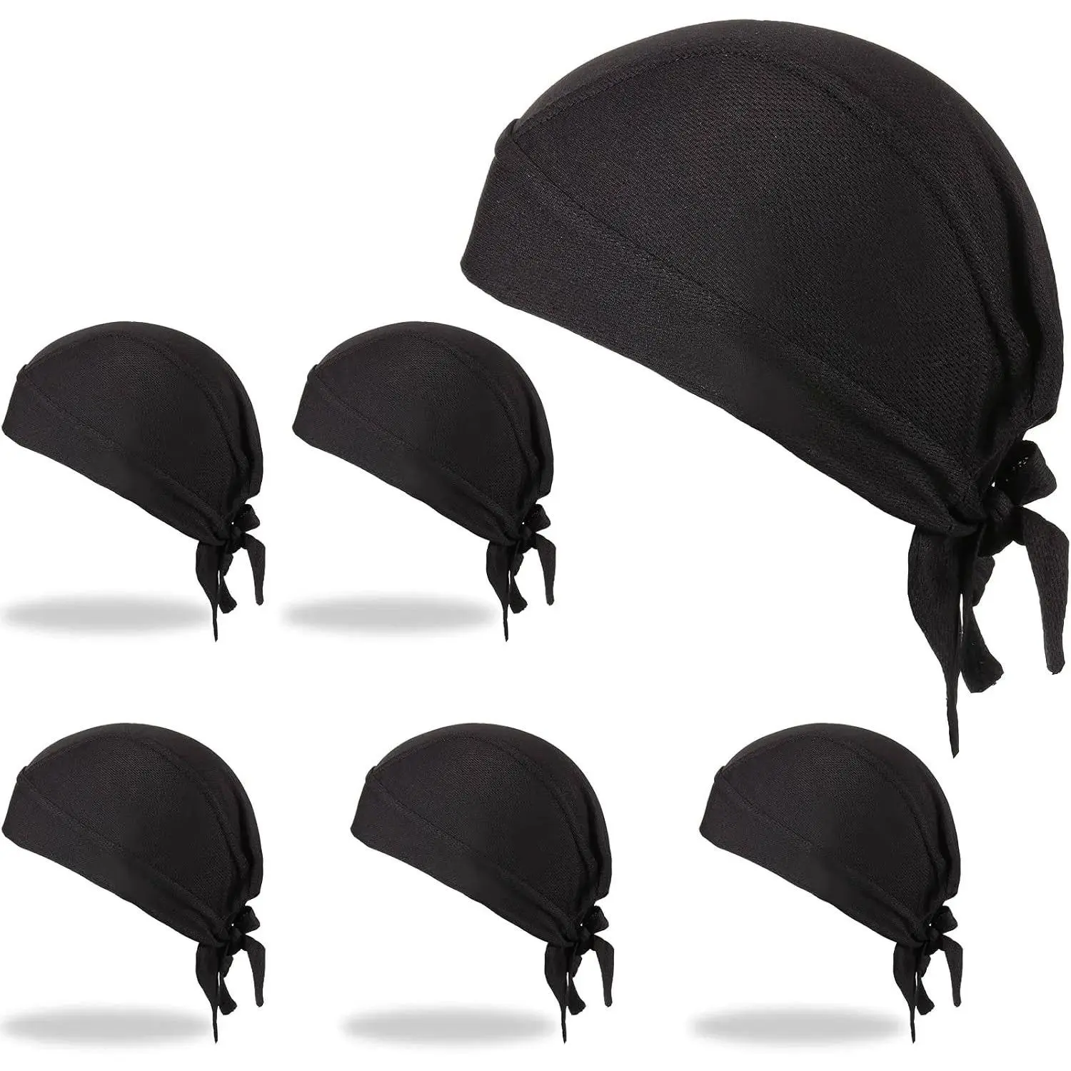 6 Pieces Do Rags Sweat Wicking Beanie Cooling Durags Cap Motorcycle Head Wrap Bandana for Men Women 6 Pieces Do Rags Sweat Wicking Beanie Cooling Durags Cap Motorcycle Head Wrap Bandana for Men Women