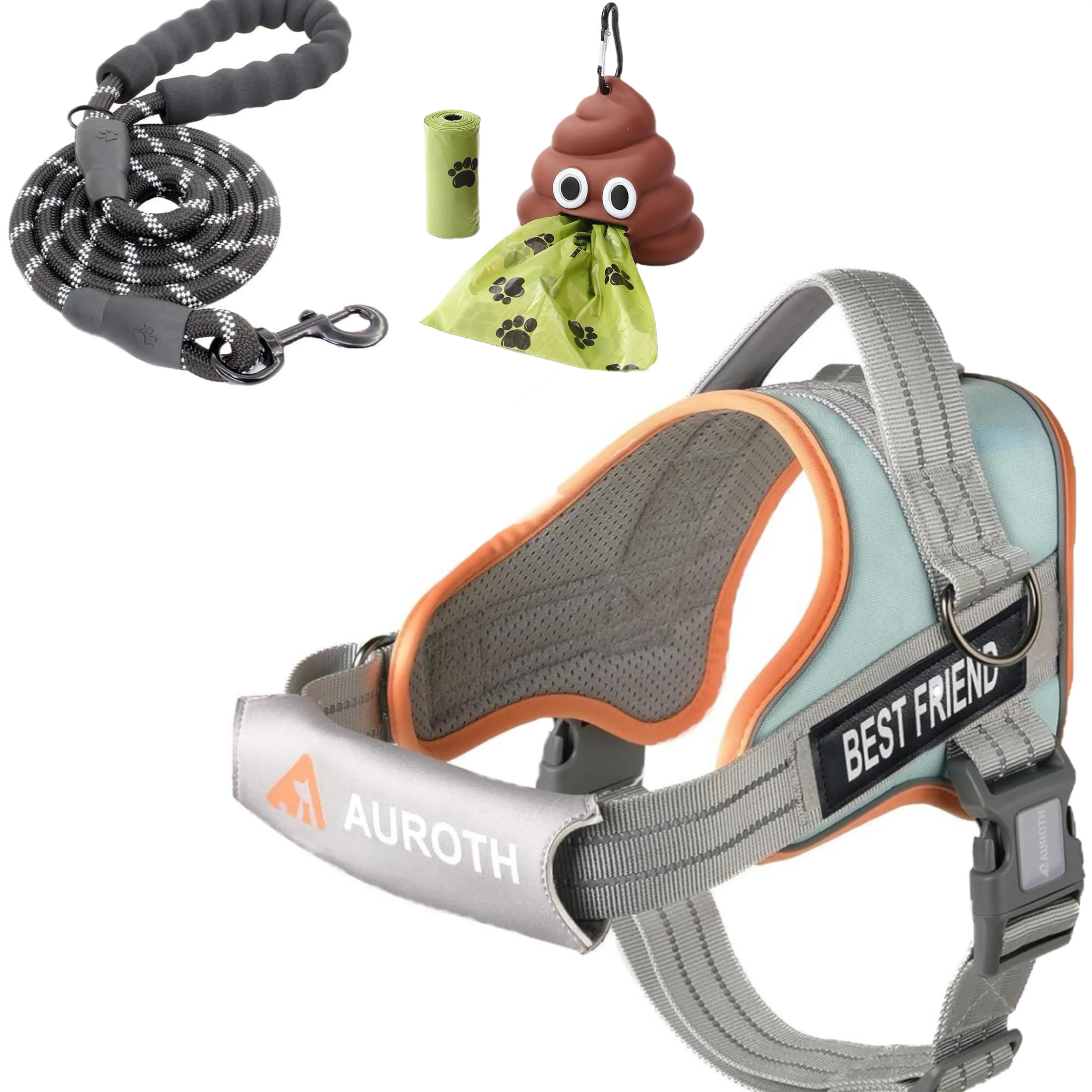 Leash Set-Macaron Blue