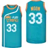 Men's #33 Green Retro Lightweight Breathable Basketball Jersey - Bold Embroidered Letters & Numbers, Mobility-Friendly Cut, Crew Neck, Soft Texture, Double Needle Hemmed, Name Retention, Athletic Tops, Hiking, Machine Washable Apparel