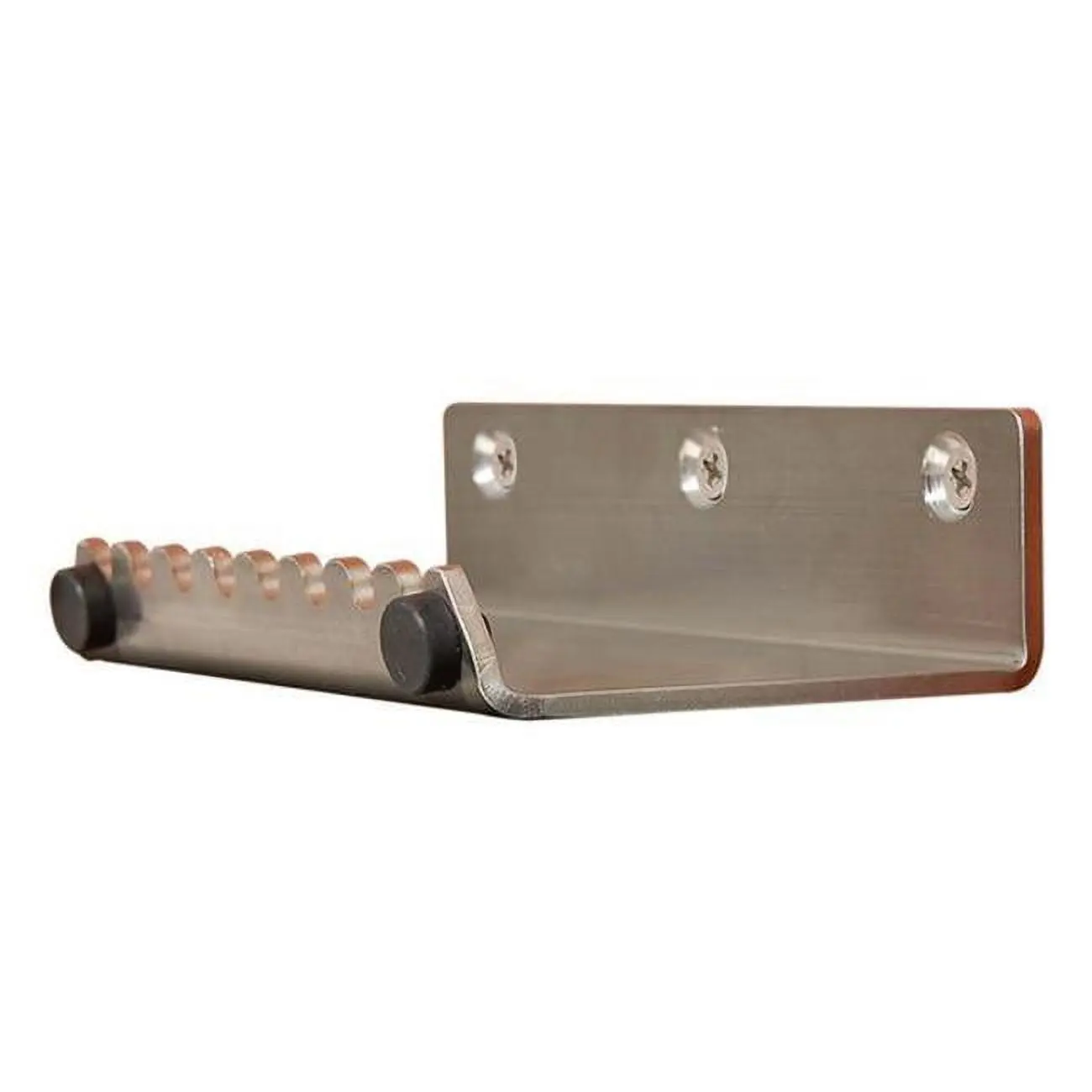 5 in. Stainless Steel Hands-Free Door Pull, Silver, Flush Mount, Foot Operated