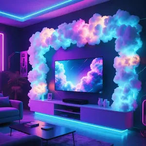 DIY Shape LED String Light | Multi-Color Changing, USB Powered, Button Control - Ideal for Cyberpunk Gaming Room, Bedroom Decor, Party Lights & Christmas Gifts, Decorative Lighting, Led Mood Light