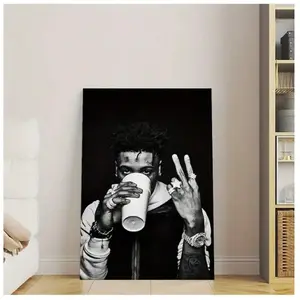 1pc Canvas Poster Young Boy Never Broke Again Room Decoration Wall Decor Canvas Printing Unframed