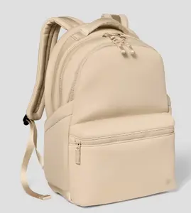 14L Faux Neoprene Backpack - All In Motion Burgundy Water Repellent 17”