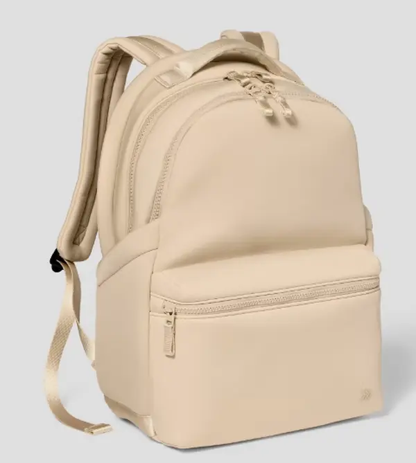 14L Faux Neoprene Backpack - All In Motion Burgundy Water Repellent 17”