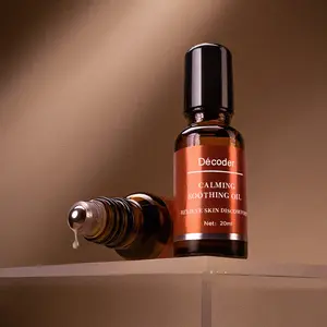Decoder Calming Soothing Face Serum-Oil 20ml - 100% Natural Plant Oils with Bisabolol Meadowfoam & Shea Butter for Skin Repair Gentle Damage Relief Jojoba Rice