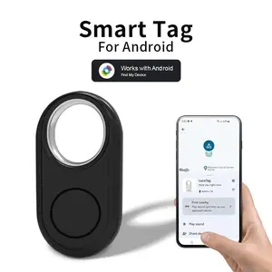 Rsh Google Tracker Smart Tag2, Smart Tracking Tag, Wireless Anti-Lost Device for Keys Wallet Bag, Compatible with Android Phones, Built-In Lithium Battery