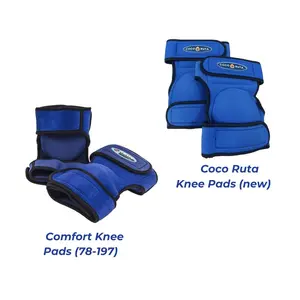 Protection Knee Pads for Work (2 Pcs) – Heavy-Duty Protection for Construction, Flooring & Gardening | Bontool Crain 197  Soft Padding, Wide Velcro Straps | CocoRuta Knee Pads
