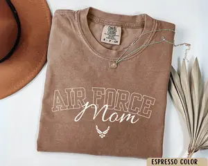Comfort Colors Air Force Mom Shirt, Proud USAF Mom Tee, Military 2025 Mother's Day Gift, Air Force Mom T-Shirt, Air Force Mama T shirt