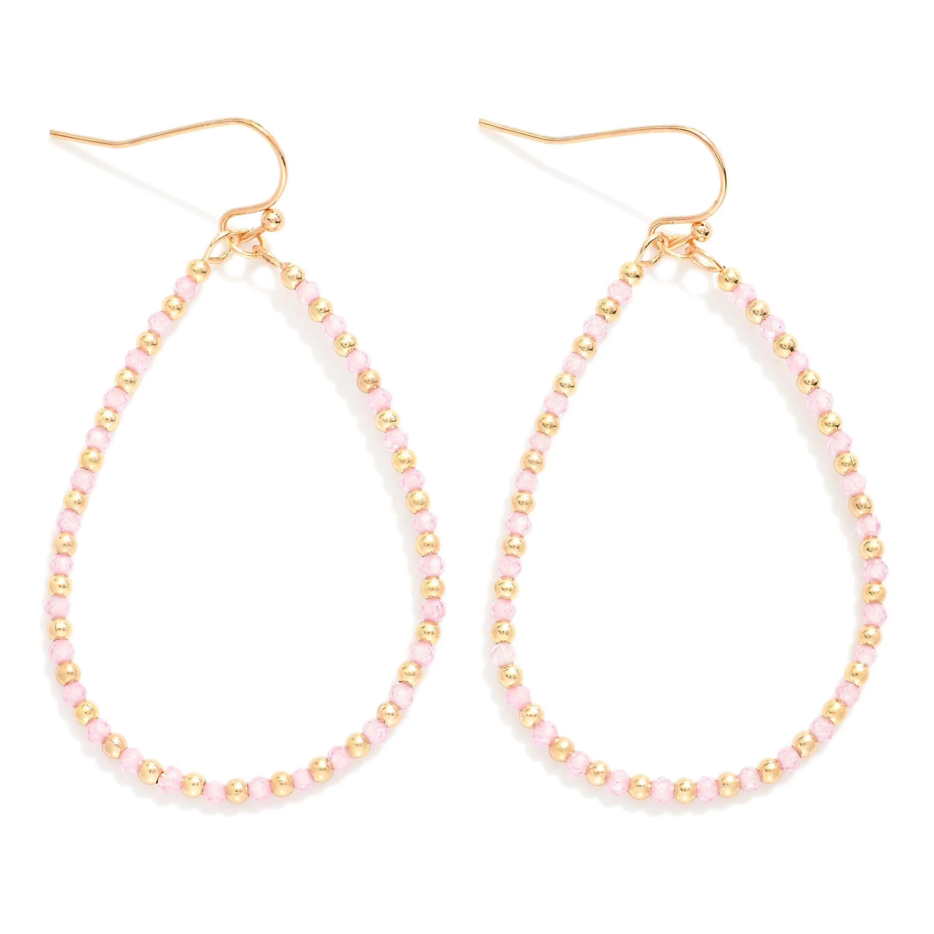 Beaded Teardrop Earrings