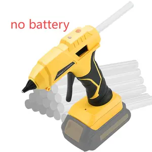 Cordless Hot Glue Gun for Dewalt 20V Max Battery, Full Size Handheld Electric Hot Glue Gun, for Dewalt Battery Hot Glue Gun, Cordless Electric Hot Glue Gun, Hot Glue Gun, Hot Glue Gun for Arts, Crafts and DIY (Battery Charger Not Included)*