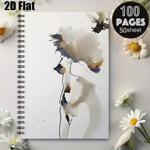 1 Spiral Coil Notebook 5.7x8.26 inch, Durable Binding, Ideal for Camping Journal, Travel Diary, Outdoor Adventure Log, Perfect Gift for Nature Lovers, Great for Thanksgiving, Christmas, Birthday Presents [2D] Flat