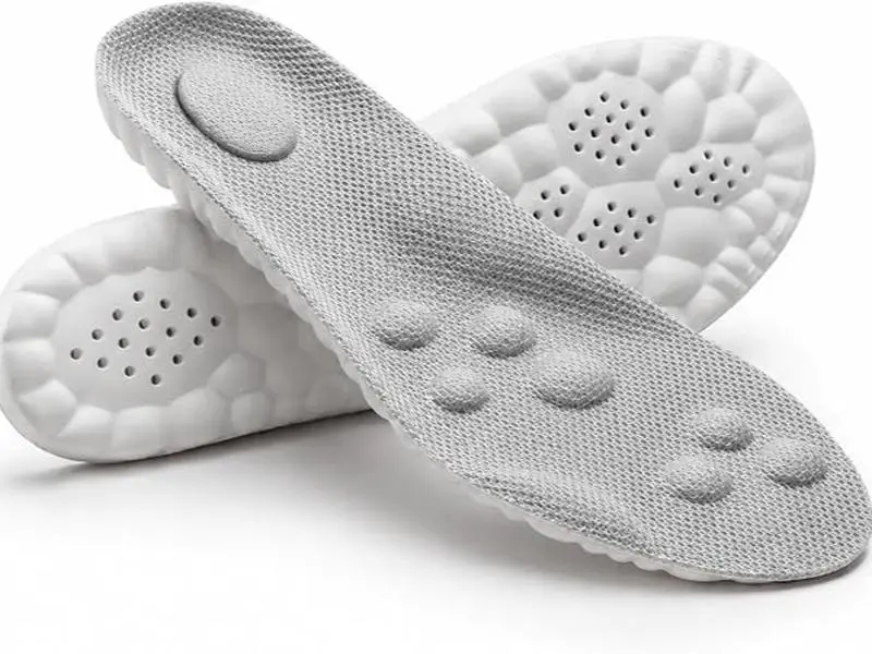 Anti‑Fatigue 4D Cloud Steppers Insoles for Men & Women, Memory Foam Shoe Inserts, Super Soft Shock Absorbing Insoles for Work Boots, Sneakers & Daily Footwear