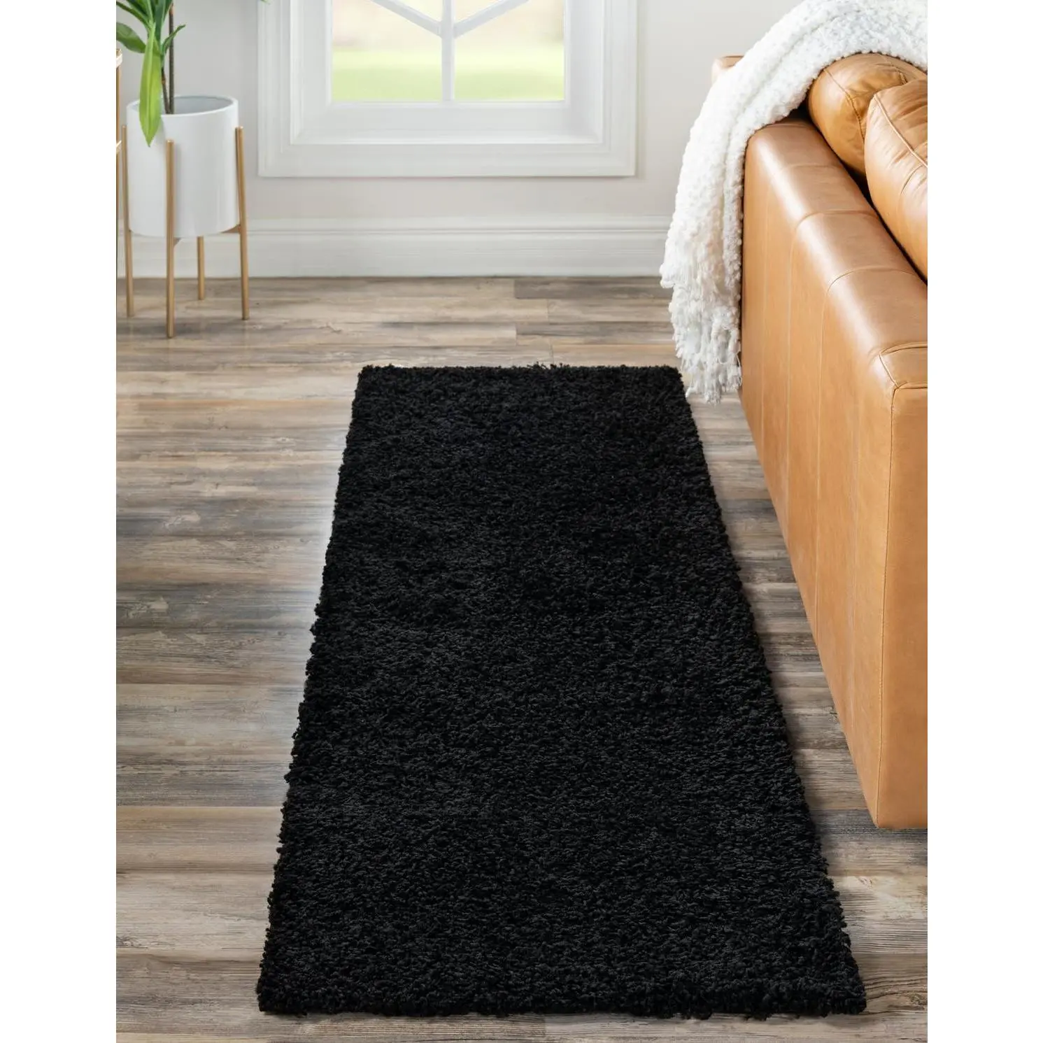 Jet Black 2'  x  6' Runner