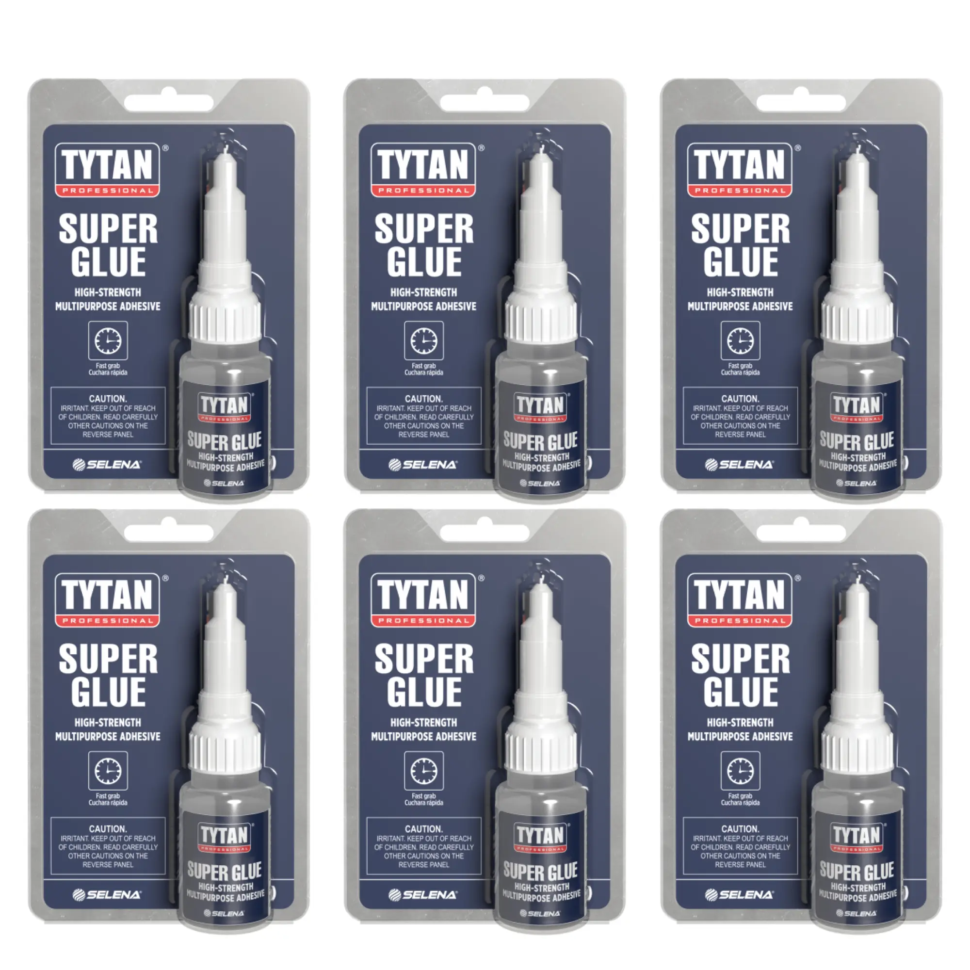 Super Glue 0.7 oz (20g) 12 Pack – Fast Dry Clear Cyanoacrylate Adhesive – Strong Instant Bond for Plastic, Metal, Wood, Rubber & More