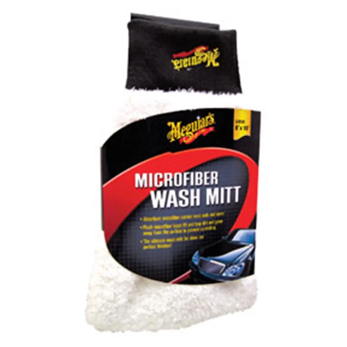 212 MAIN Meguiars X3002 Extra Thick Microfiber Wash Mitt - Microfiber Cloth for Swirl-Free Car Cleaning, Dirt Lifting