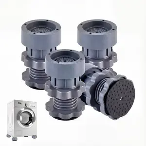 Adjustable Anti-Vibration Pads for Washer & Refrigerator 4pcs | Non-Slip Appliance Feet, Noise & Vibration Reducer, Universal Support for Washer, Dryer & Home Appliances
