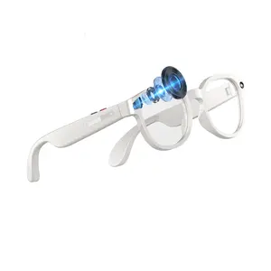 Travel  Photo Taking Smart Glasses,with 2MP Camera Anti-Shake,1080P Video Recording , 3 Lens(Sunglasses +Anti Blue Lens+Gradient )Sports Glasses ,270Mah Battery , Hands-free BT Calling , Music Control , AI Translation , AI Glasses