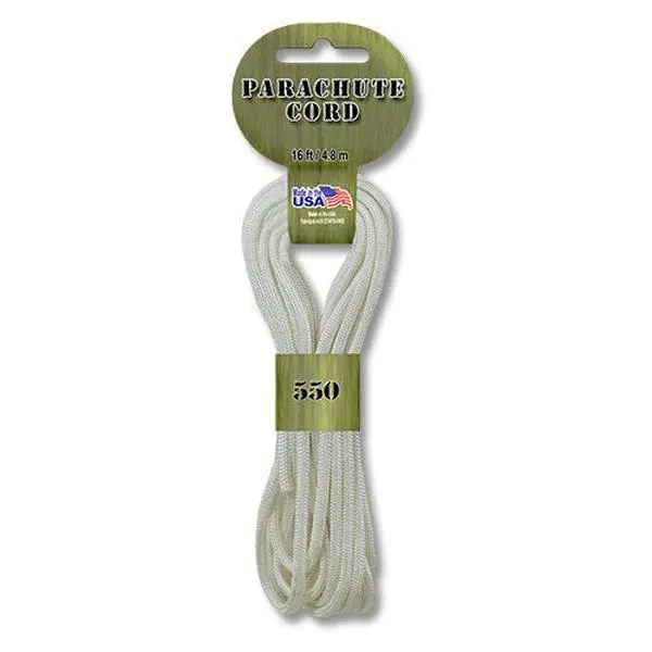 Paracord 550, 16ft Hank, Nylon, 50 Color Options, Survival Bracelets, Lanyards, Camp Crafts, Outdoor Projects