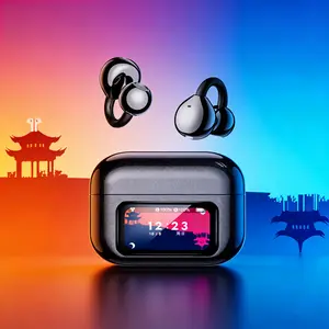 AI Real-Time Translation Bluetooth Earbuds - Tech Gadgets, 156+ Language Wireless Translator Headset for Travel, Business (Black) outdoorfun