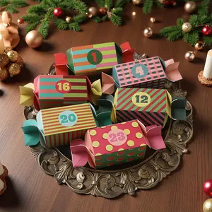 24-Piece Christmas Countdown Calendar 2026, Holiday Gift Set, Festive Decoration & Party Supplies, Perfect Xmas Present Idea