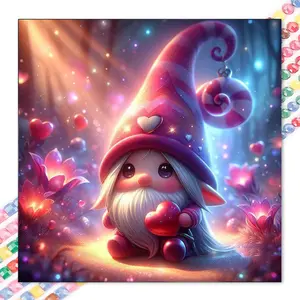 1 set of DIY diamond painting kit, 5D diamond art kit, DIY decoration Dream Garden, Magic Fairy, Radiant Glow. Mosaic, diamond art, DIY art home decor, suitable for Christmas.