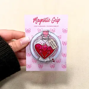 Slow-Burning Potion Magnetic Phone Grip, Cute Magsafe Kindle Grip, Gift For Readers, Bookish Griptok, Special Gifts mount holder stand accessories Universal Car